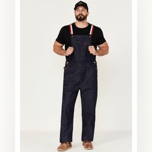 BRIXTON X WILLIE NELSON MEN'S DENIM OVERALLS